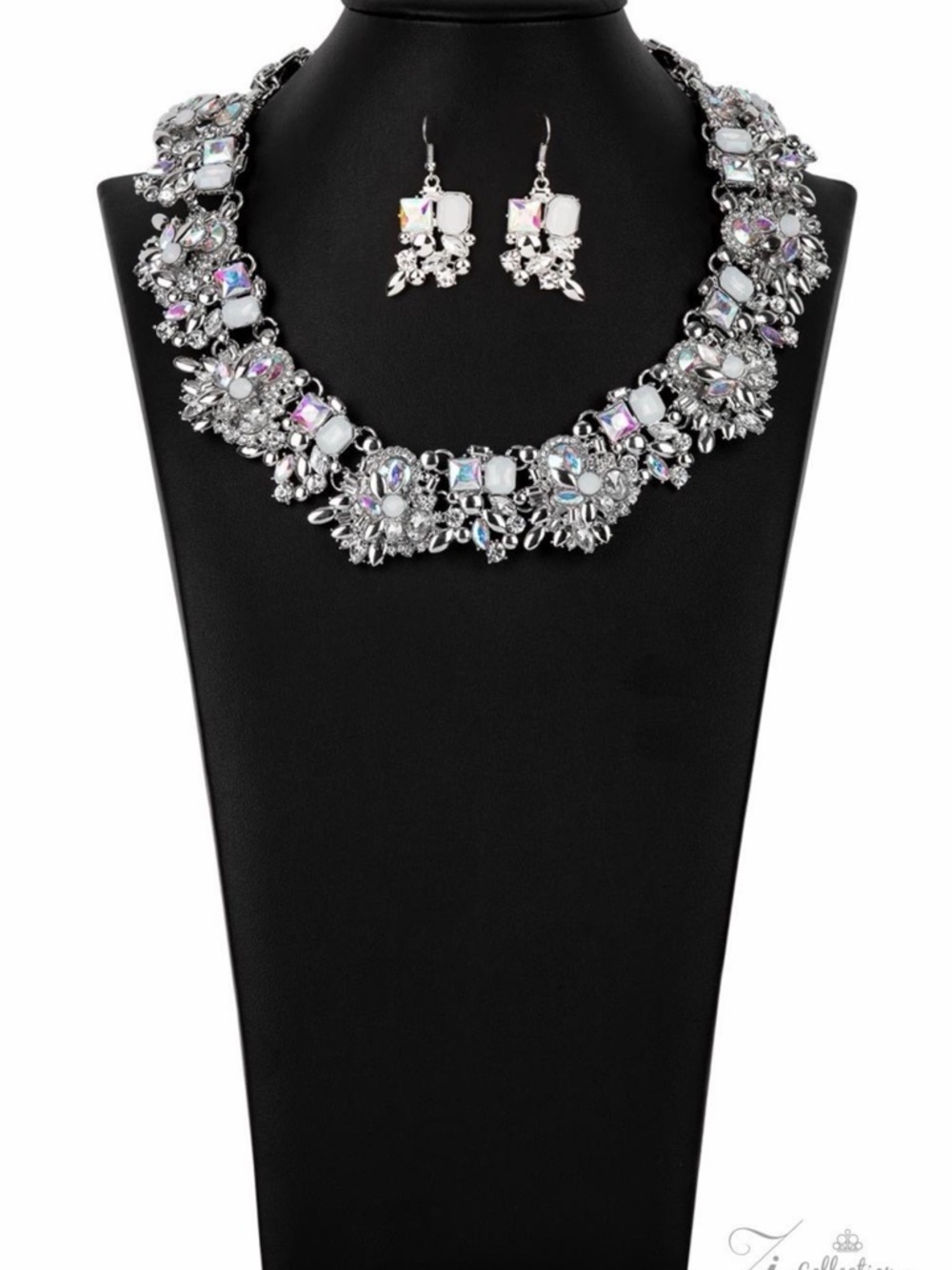 EXCEPTIONAL ZI  Statement Necklace and Earrings Set - VINTAGE. HTF